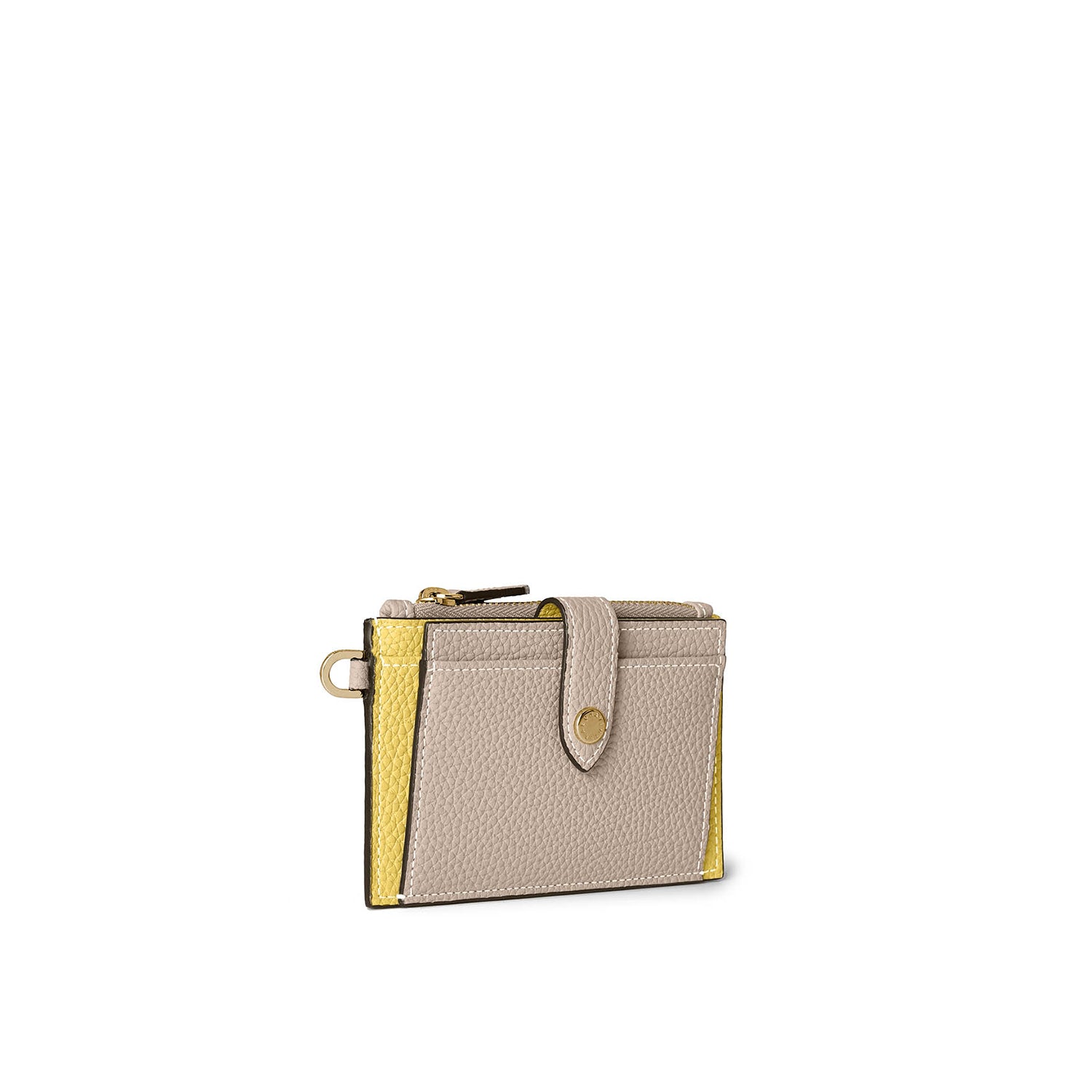 ベルテッド フラップ付きカードケース シュリンクレザー