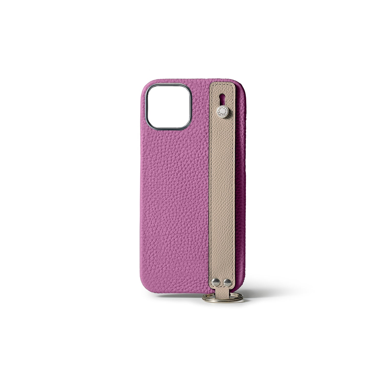 Back Cover Case with Handle Bottalato Leather (iPhone 15)