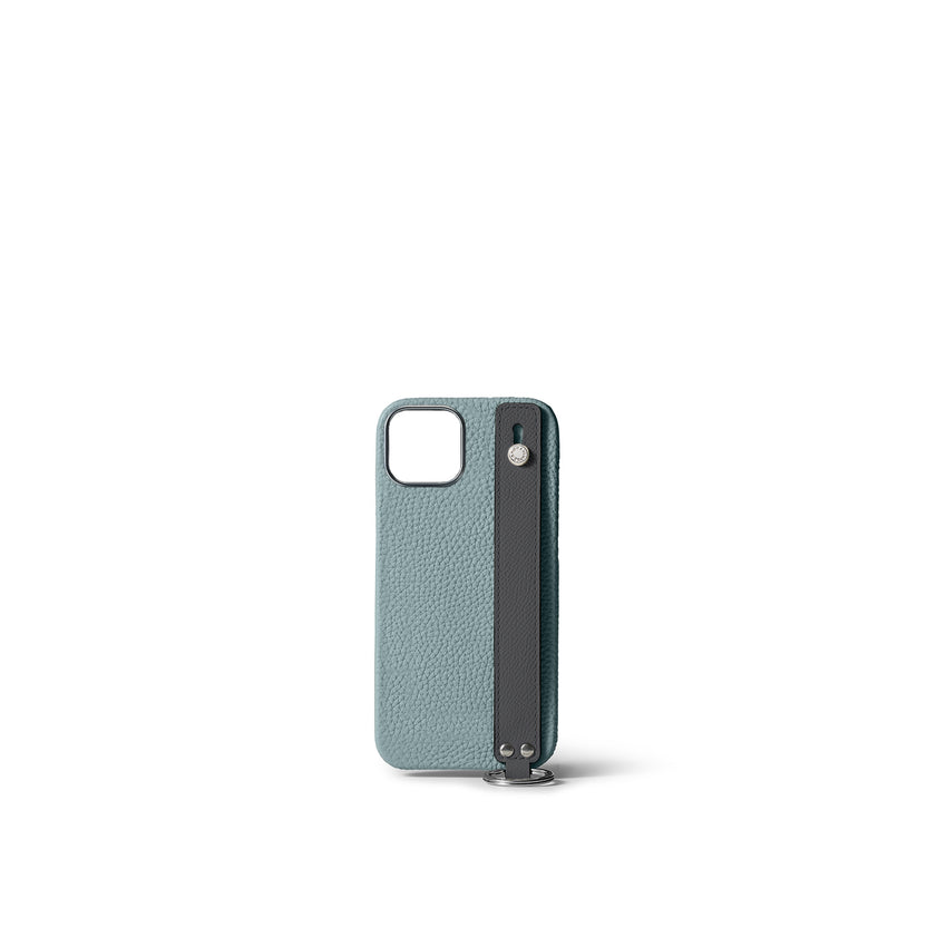 (iPhone 15) 핸들 포함 후면 커버 케이스 수축 가죽
