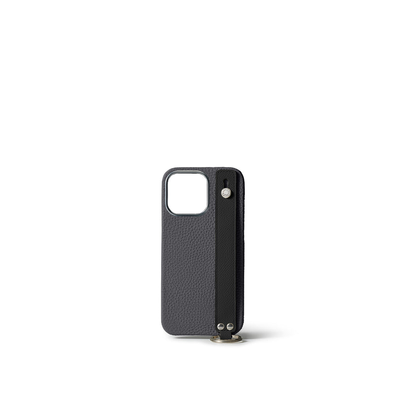 Back Cover Case With Handle Bottalato Leather (iPhone 15 Pro)