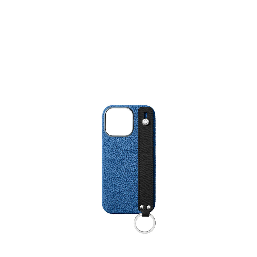 (iPhone 16 Pro) ハンドル付き バックカバーケース シュリンクレザー