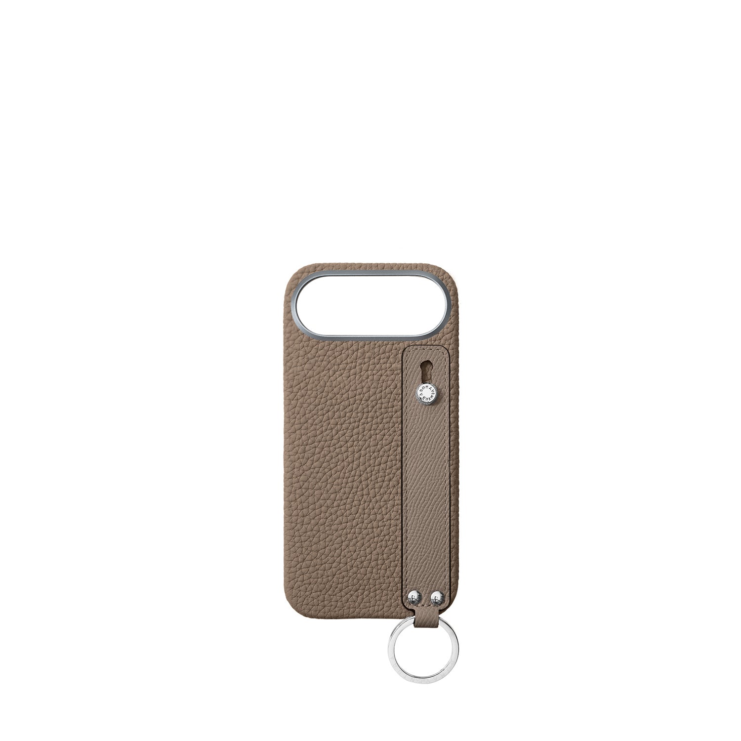 (iPhone 17 Air) ハンドル付き バックカバーケース シュリンクレザー