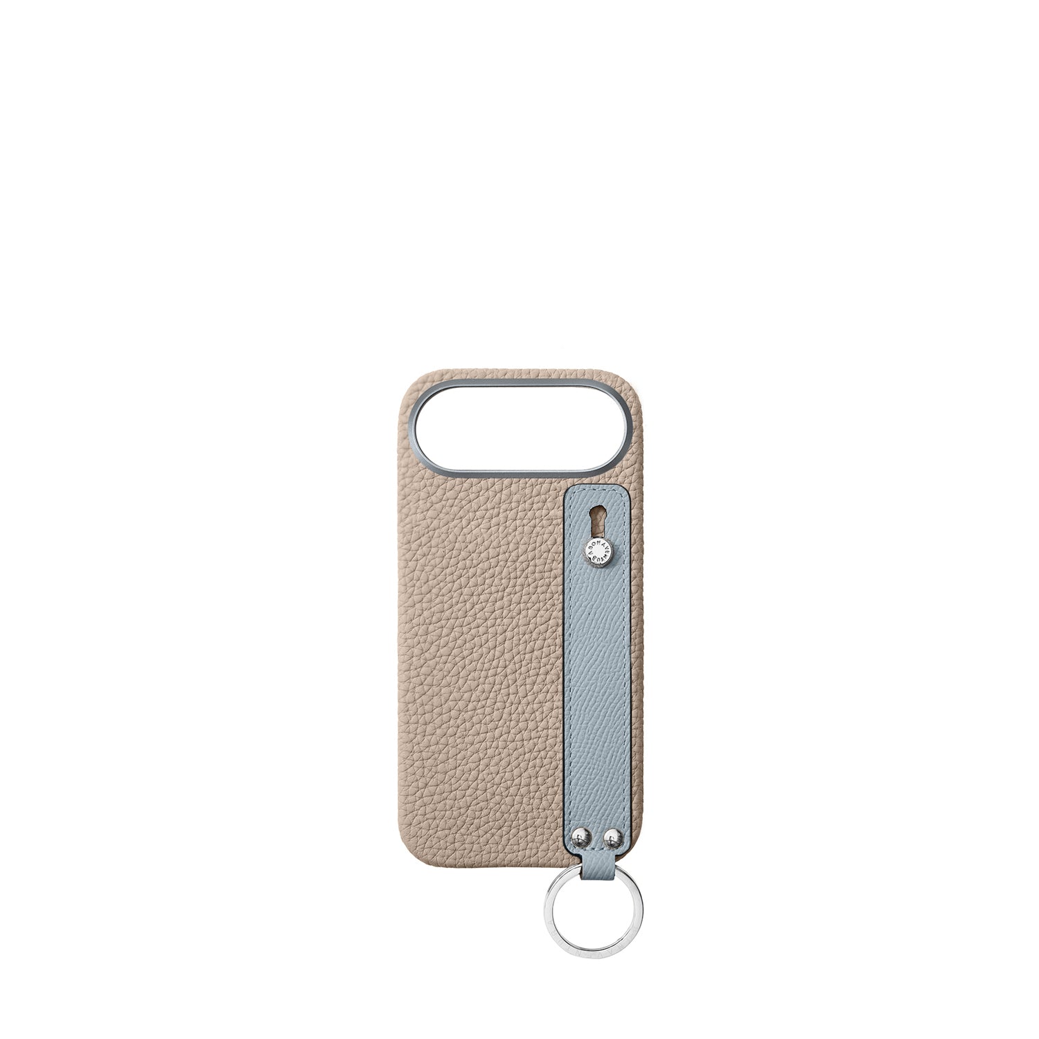 (iPhone 17 Air) ハンドル付き バックカバーケース シュリンクレザー