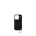(iPhone 15 Pro) ハンドル付き バックカバーケース リザードエンボスレザー