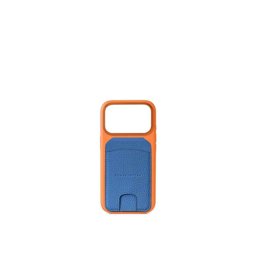 (iPhone 18 Pro Max / 17 Pro Max) カラー バックカバーケース × マグネット スタンドカードケース シュリンクレザー