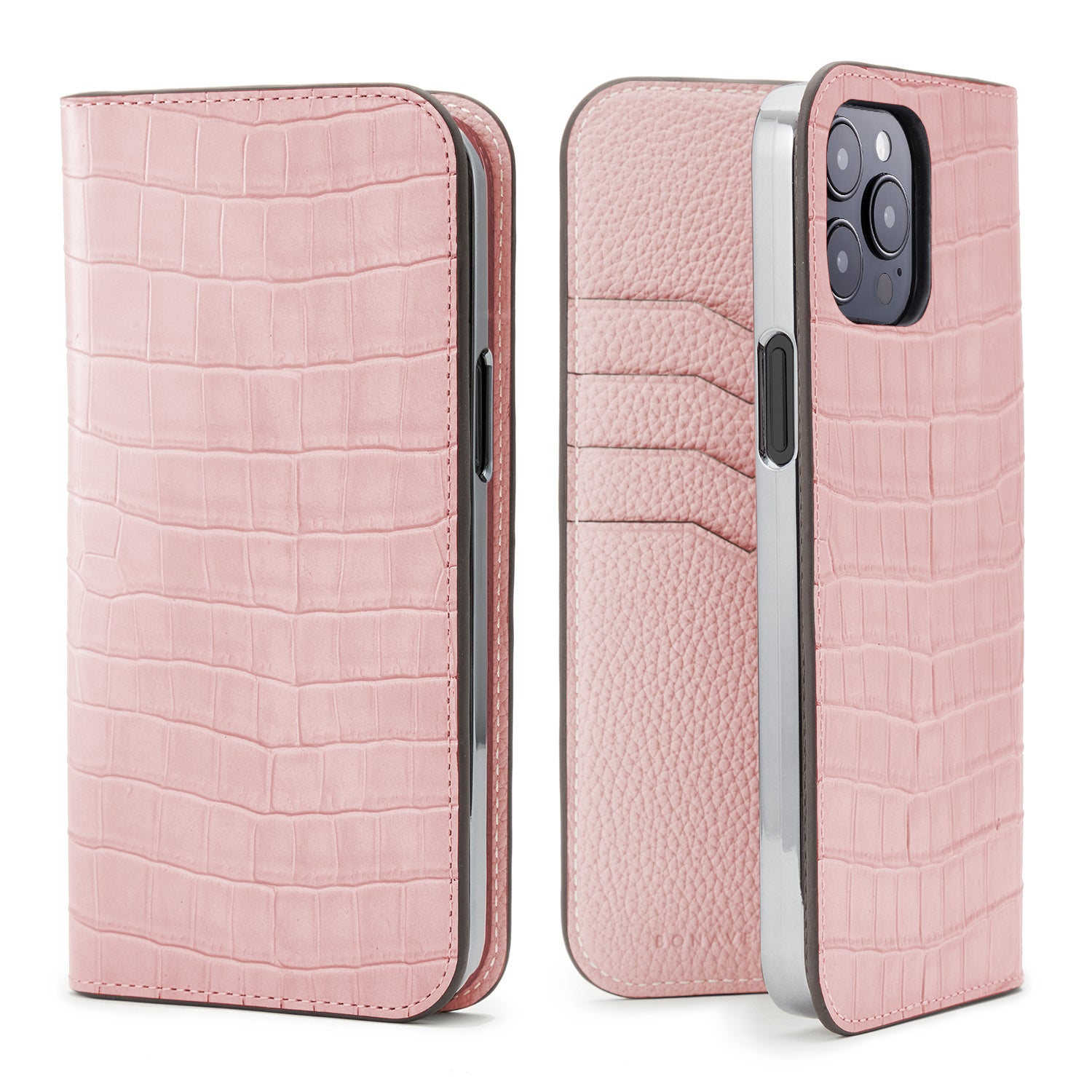 銀座店限定iPhone 14 Pro Maxケース エンボスクロコレザー