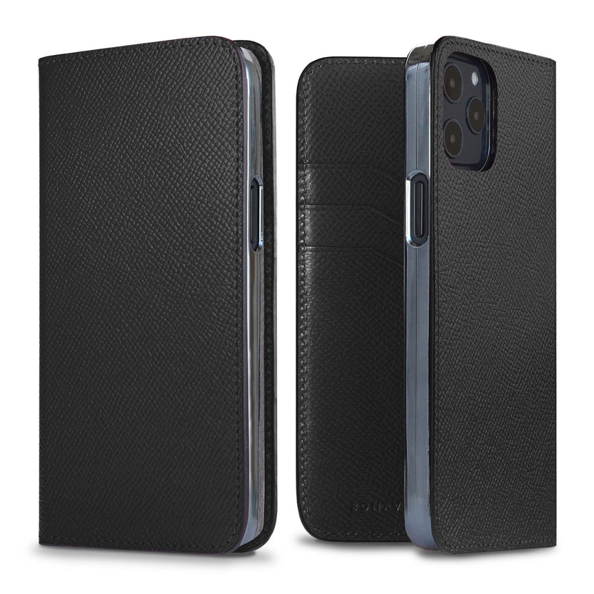 (iPhone 12 / 12 Pro) Diary Case Nobile Leather