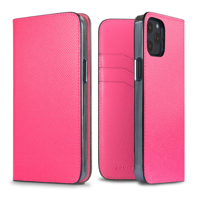 (iPhone 12 / 12 Pro) Diary Case Nobile Leather