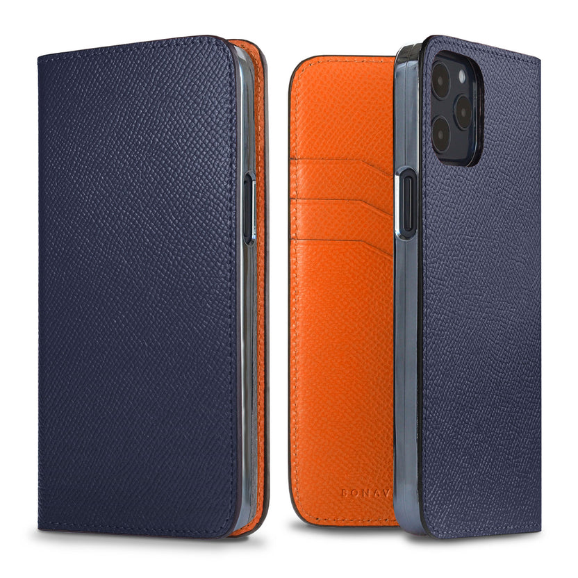 (iPhone 12 / 12 Pro) Diary Case Nobile Leather