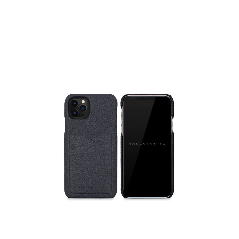 (iPhone 12 / 12 Pro) 백 커버 케이스 수축 가죽