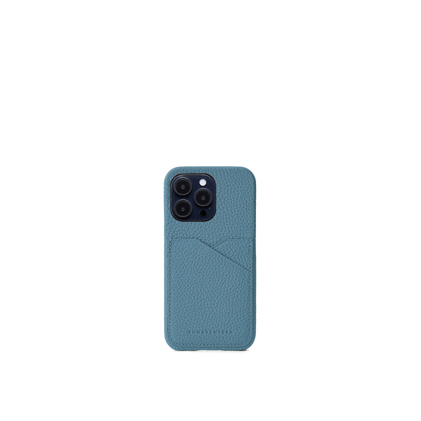 (iPhone 14 Pro) Back Cover Case Shrink Leather