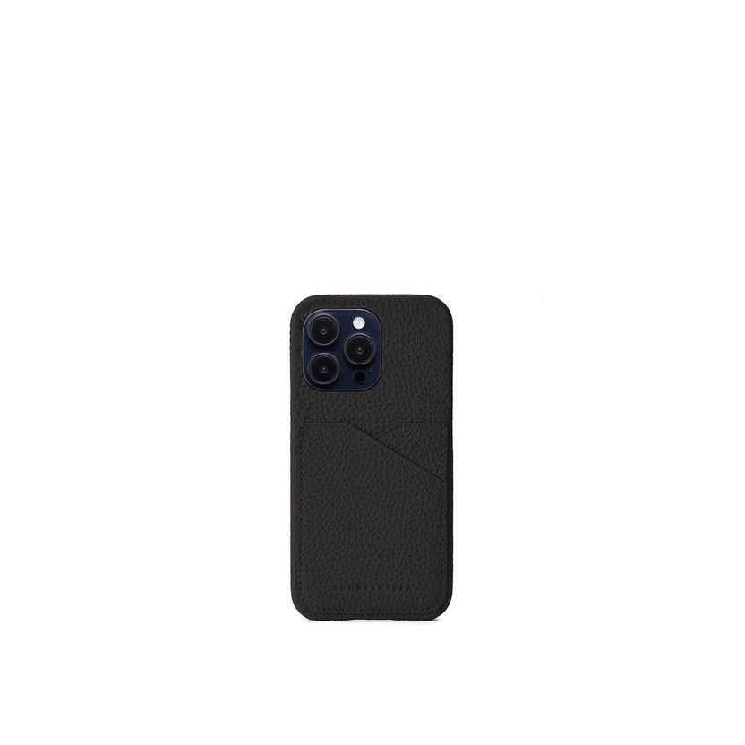 (iPhone 14 Pro) Back Cover Case Shrink Leather