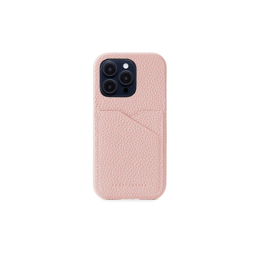 (iPhone 14 Pro) Back Cover Case Shrink Leather