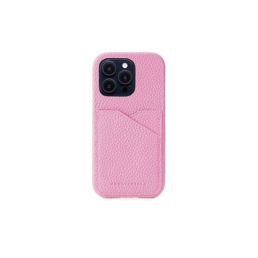 (iPhone 14 Pro) Back Cover Case Shrink Leather